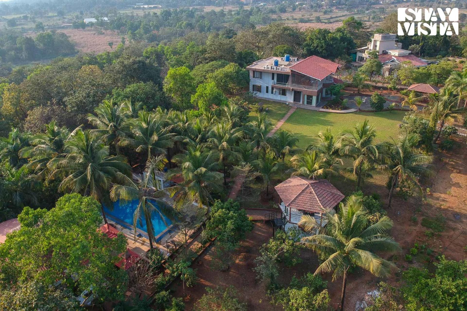 Stayvista'S Firefly Mountain Retreat - Villa With Private Pool, Gazebo & Terrace Карджат Екстер'єр фото